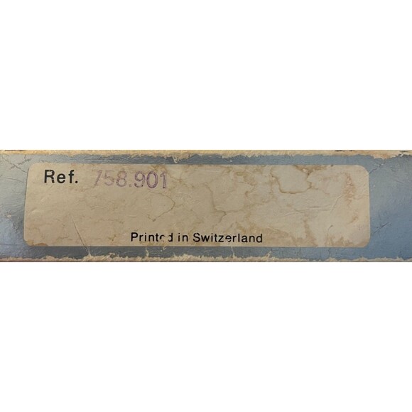 TAG Heuer Military Stopwatch Left Trigger 758.901 7-Jewel Vintage 1/5 sec - Picture 9 of 9